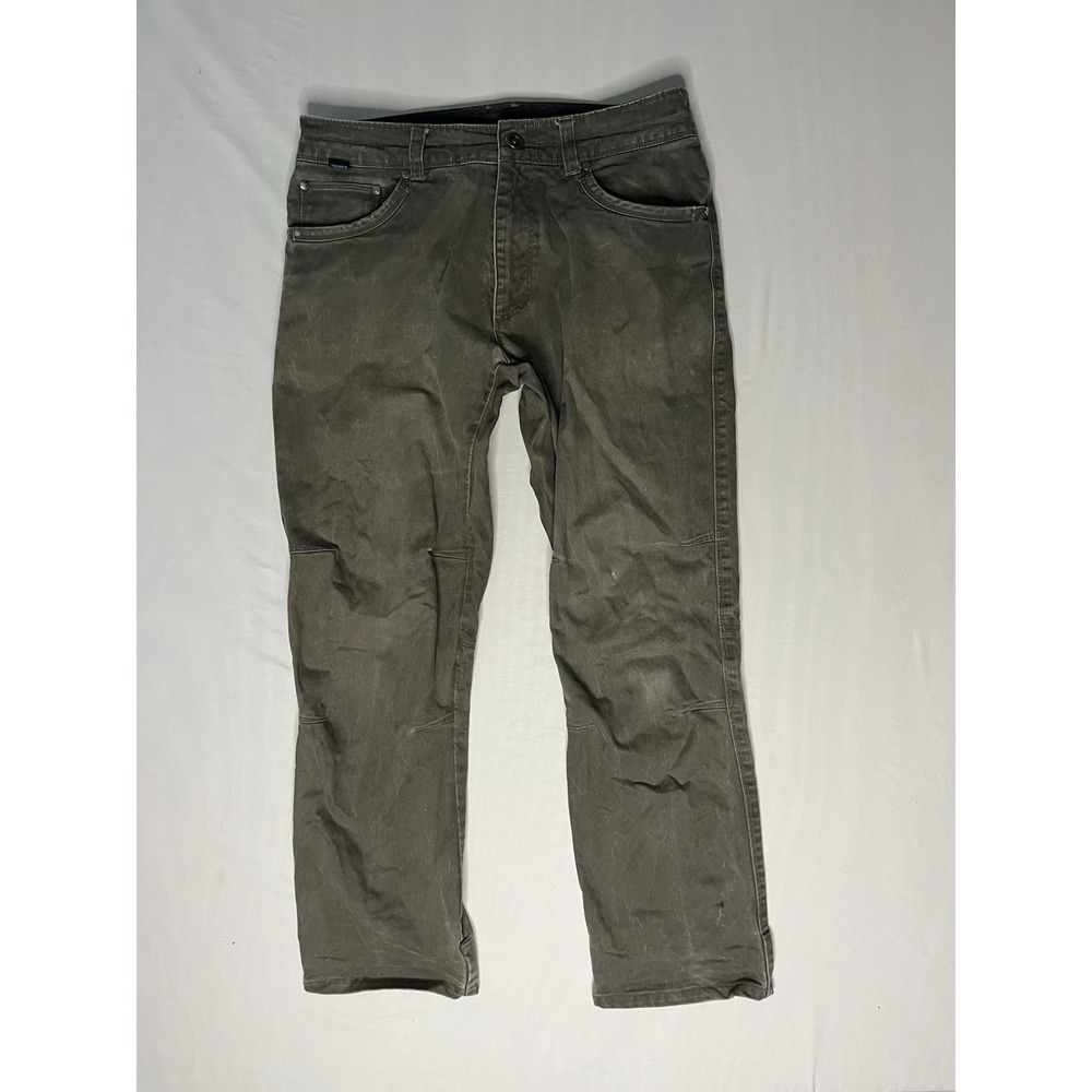 Kuhl Rydr Vintage Patina Dye Pants Men's Size 32x30 Brown Flat Front Straight